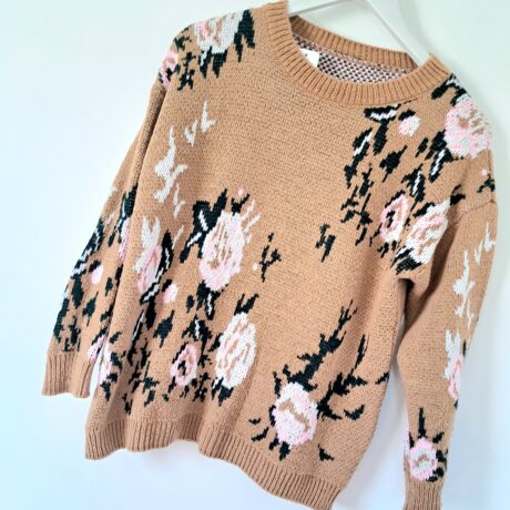 Adorable petit pull bohème L