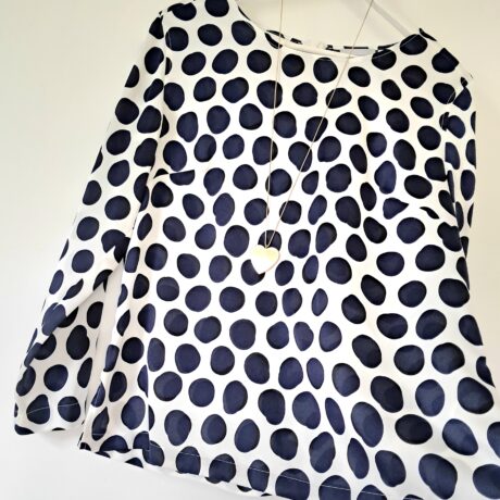 Blouse ample à pois    XL
