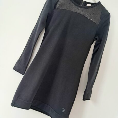 Robe sweat pailletée - M