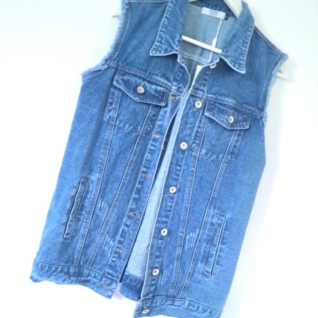 Veste en jean sans manches