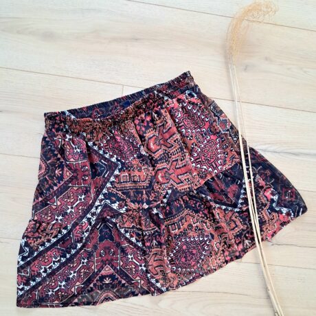 Jupe bohème volantée M/L