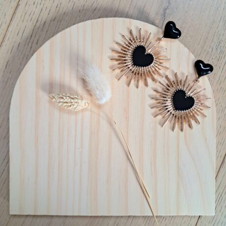Boucles d'oreilles Cœur Etincelant