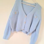 Gilet court boutons bijoux - TU