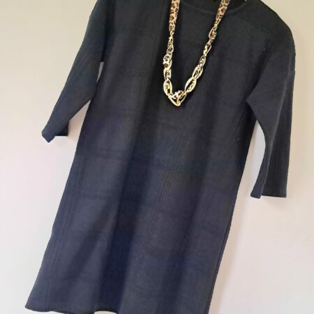 Robe tunique noire - S