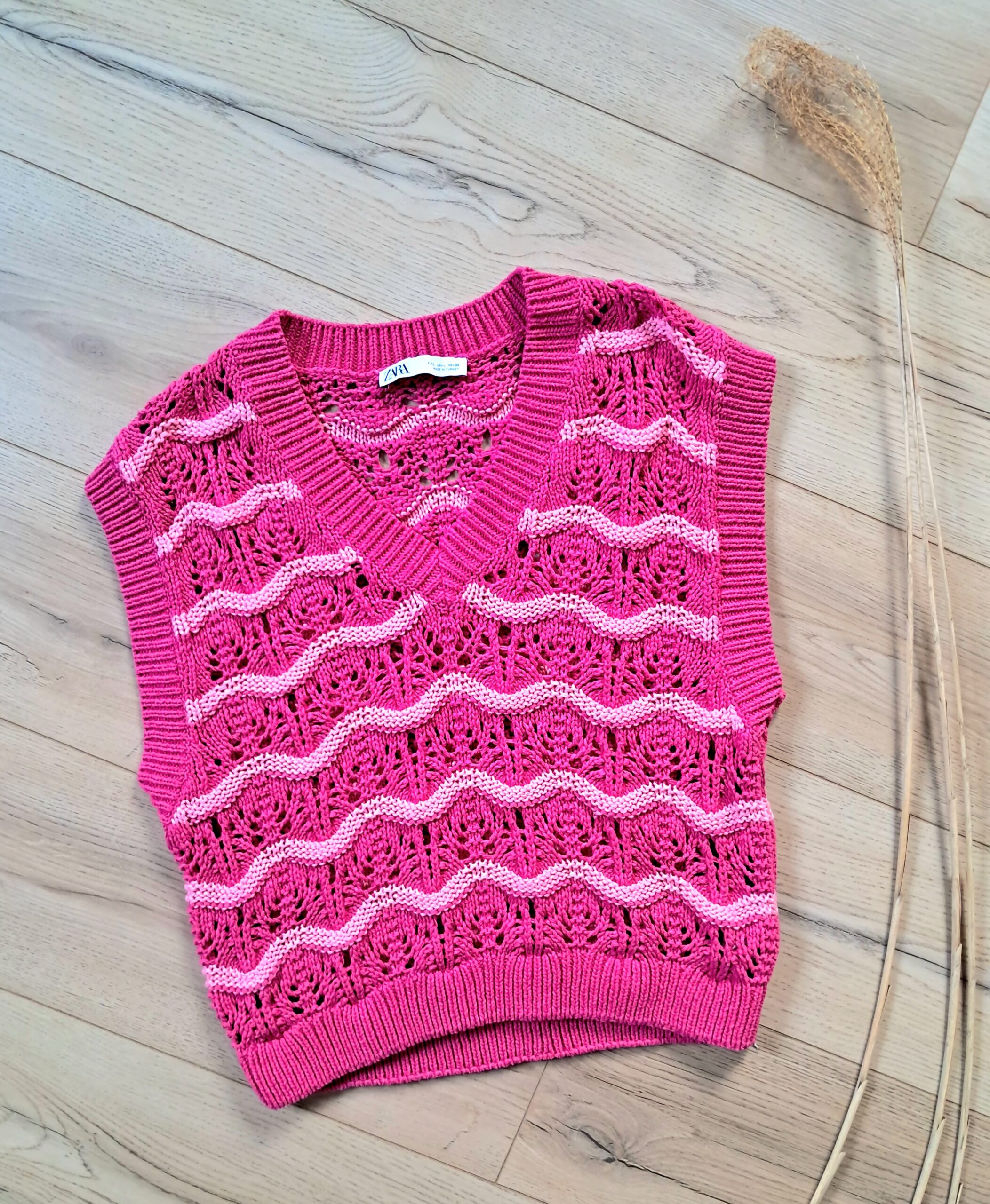 Pull sans manches en crochet - L – Image 2