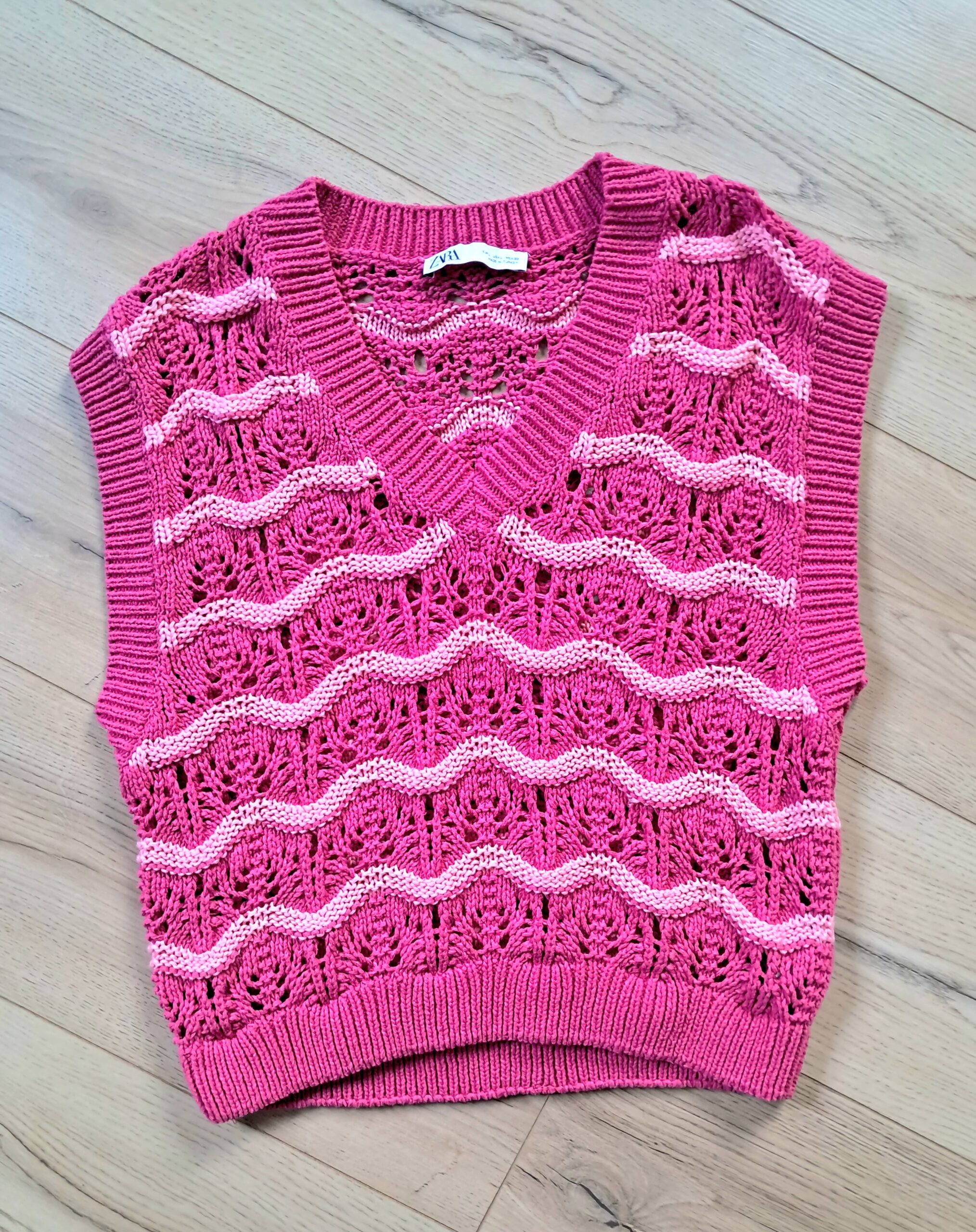 Pull sans manches en crochet - L – Image 6