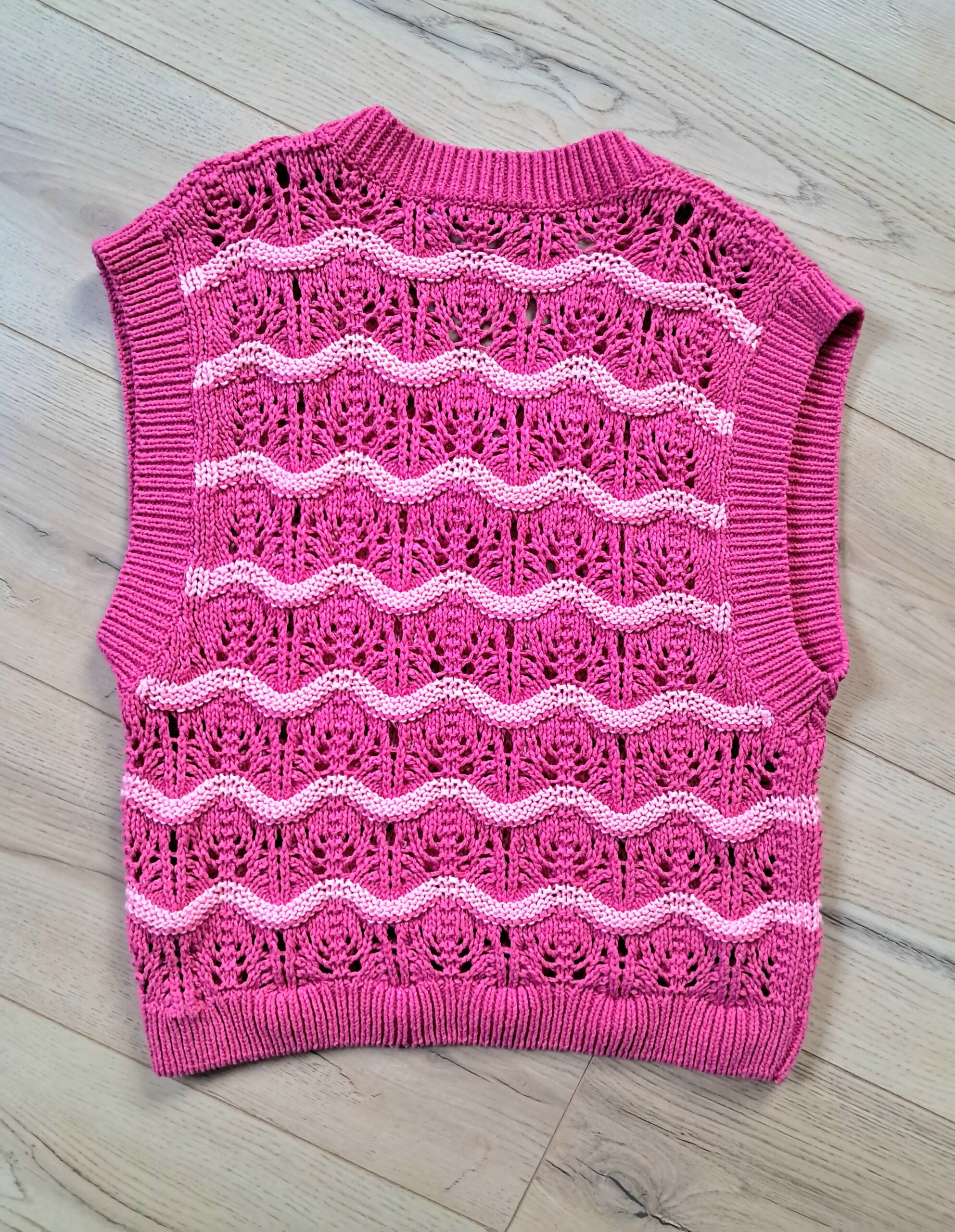 Pull sans manches en crochet - L – Image 10