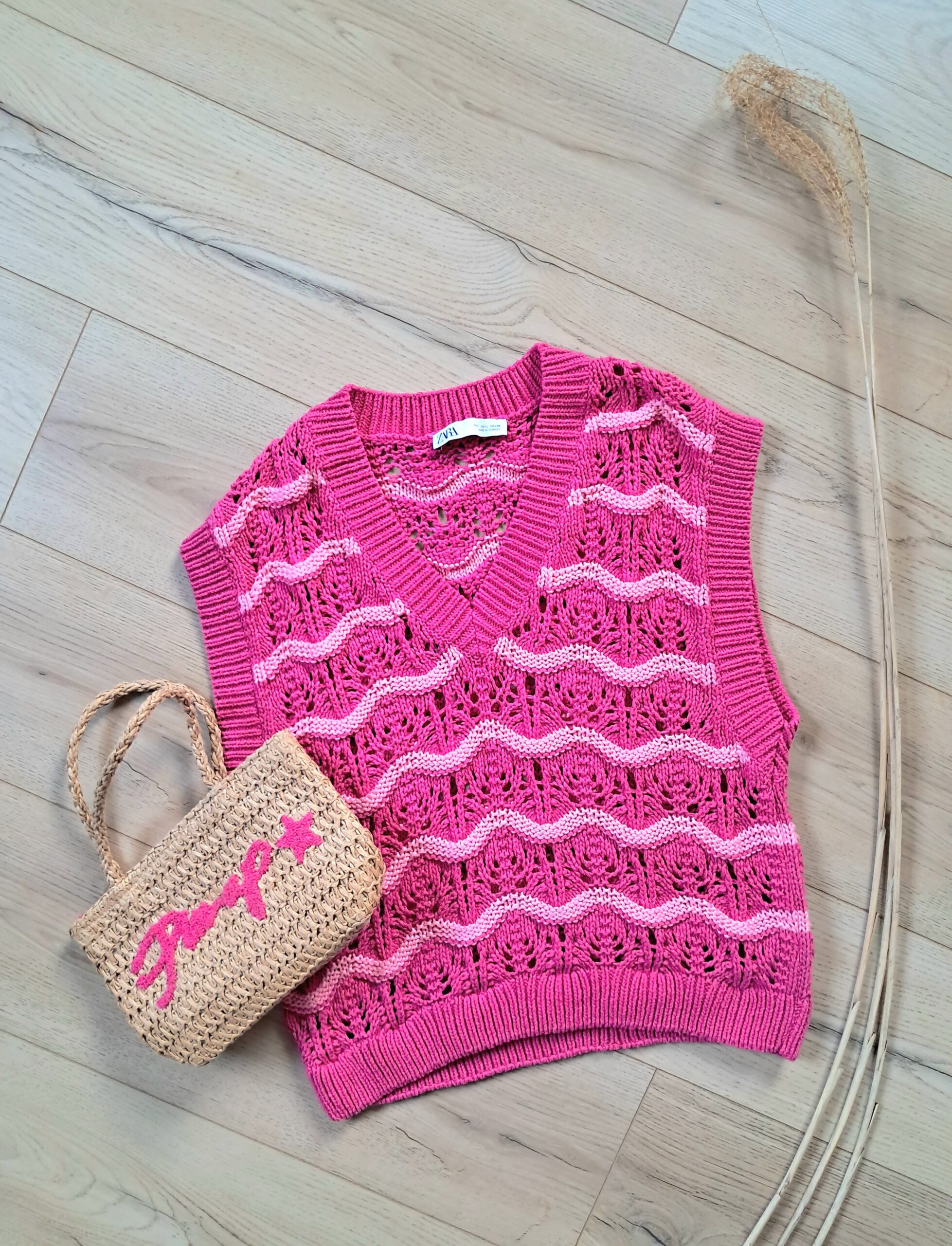 Pull sans manches en crochet - L