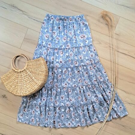 Jupe longue à fleurs - TU - 38/42