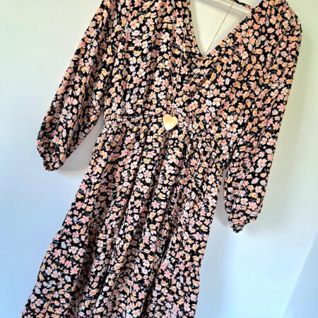 Jolie robe bohème à fleurs - L